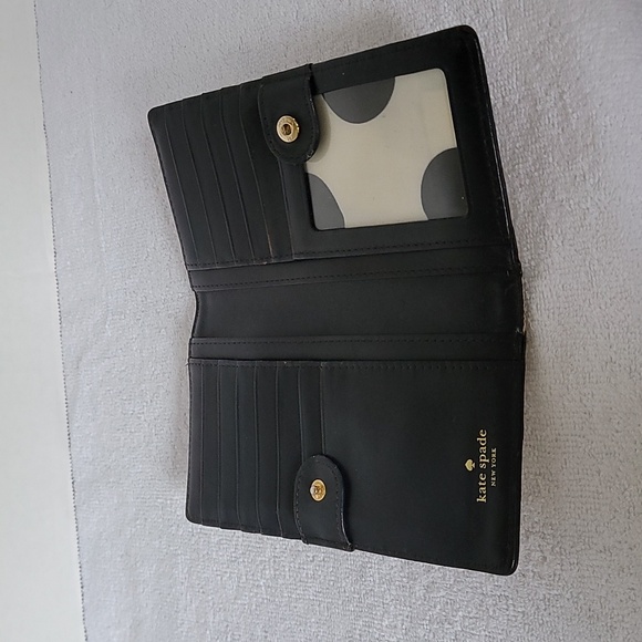 Kate Spade New York gold shimmer long wallet - Picture 10 of 16